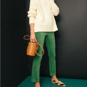 Tuckernuck Green Ankle Corduroy Pants